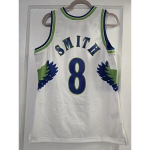 Mitchell & Ness NBA Hawks Smith #8 Men's Basketball Jersey White Top